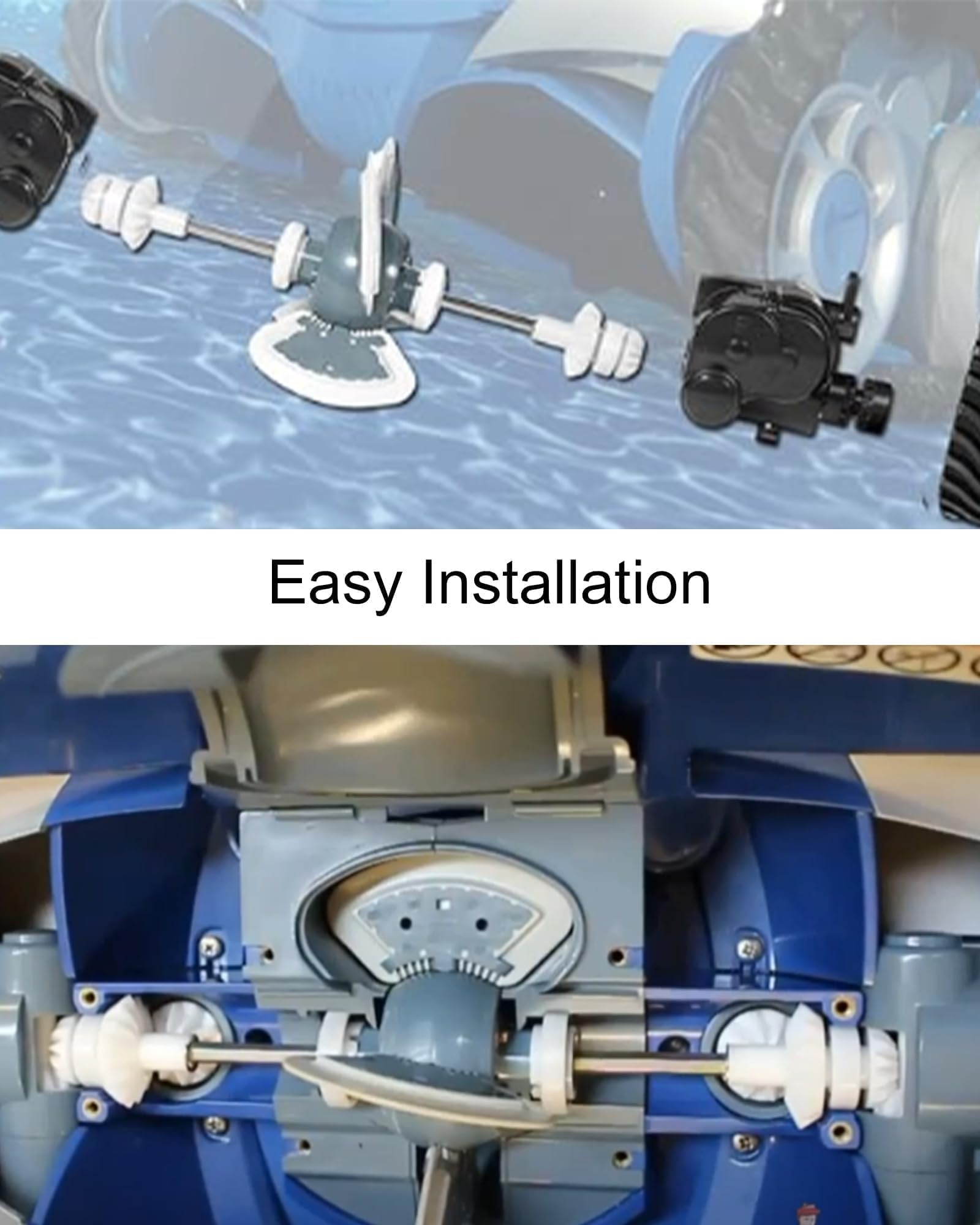 Kit De Remplacement De Tuyau De Nettoyeur De Piscine 3 Pièces, Kit De Remplacement Pivotant D20