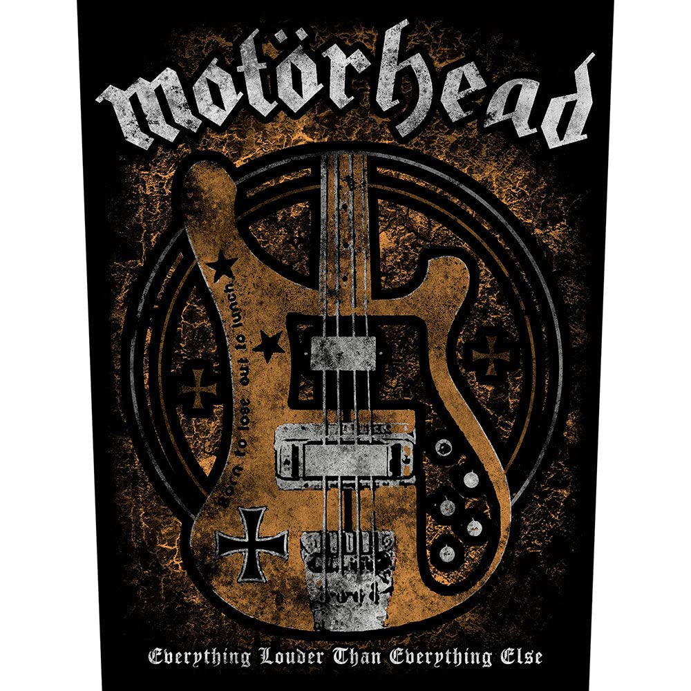 Motorhead Lemmy's Bass ecusson de dos pour festival rock