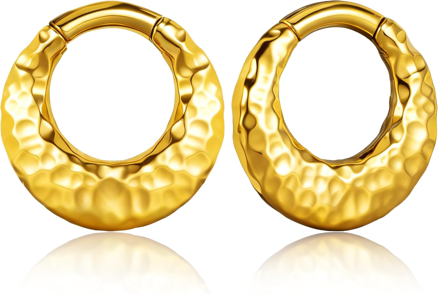 DOEARKO 2PCS Snake Dangle Ear Weights for Stretched Ears Gauges Plugs Body Piercing Tunnels Plug Stainless Steel Hypoallergenic Body Jewelry
