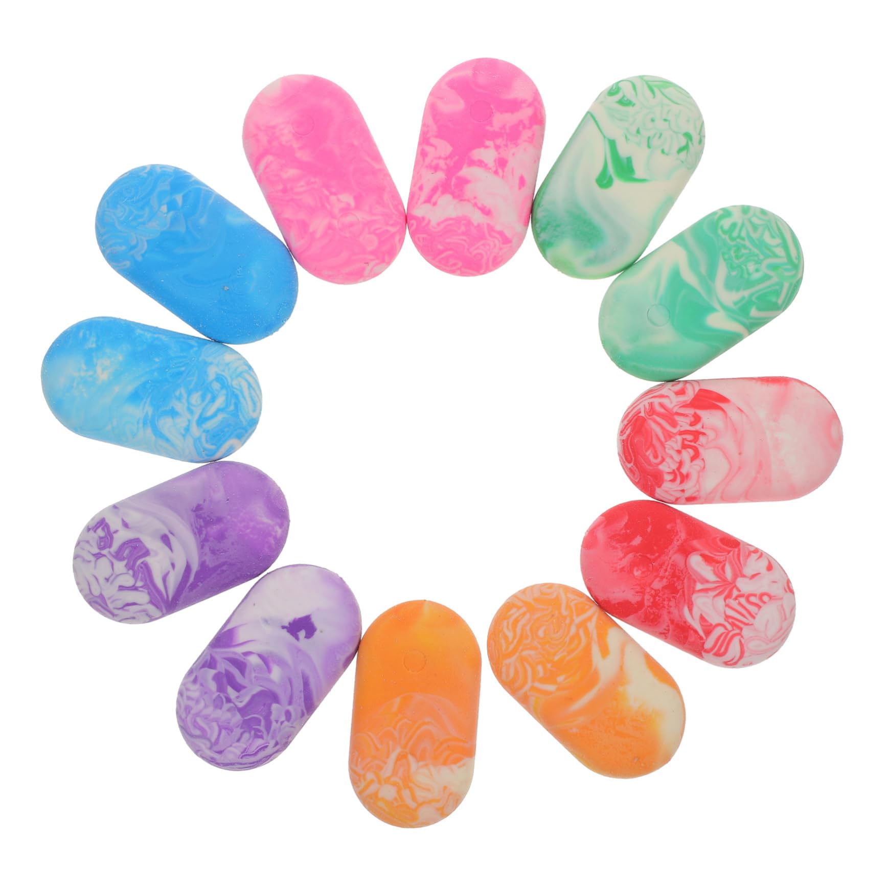 SHINEOFI 5 Sätze Marmor Radiergummi Marmor Radiergummis Für Bleistifte Weich Tragbar Zum Zeichnen Kleiner Radiergummi Radiergummis Für Das Klassenzimmer Marmor 12 Stück * 5
