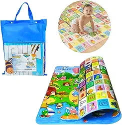 Tapete Infantil Dupla Face Atividades Bebe Tatame Educativo