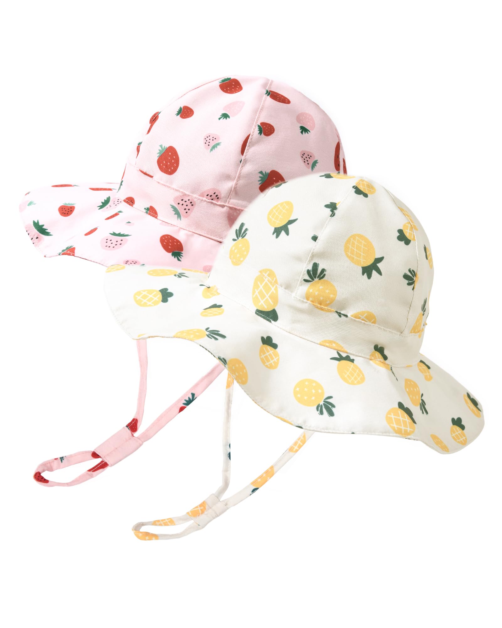 FURTALK Baby Sun Hat Toddler Beach Hats with UPF 50+ Sun Protection Wide Brim Girls Bucket Hat