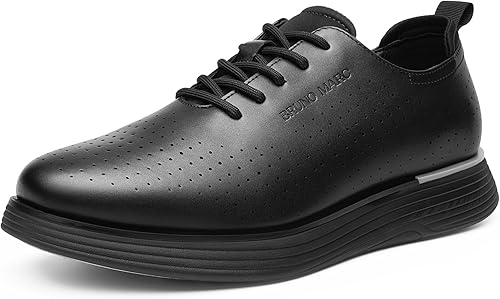Bruno Marc - Tenis de vestir MaxFlex de moda para hombre, zapatos casuales clásicos Oxfords