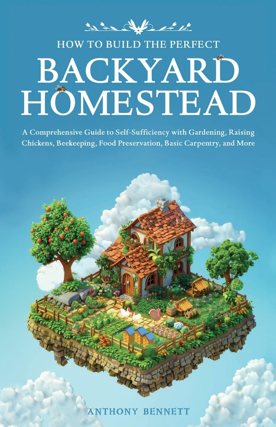 How to Build the Perfect Backyard Homestead: A Comprehensive Guide to Self-Sufficiency with Gardening, Raising Chickens, Beekeeping, Food ... and More: 1 (Self-Sufficient Living)