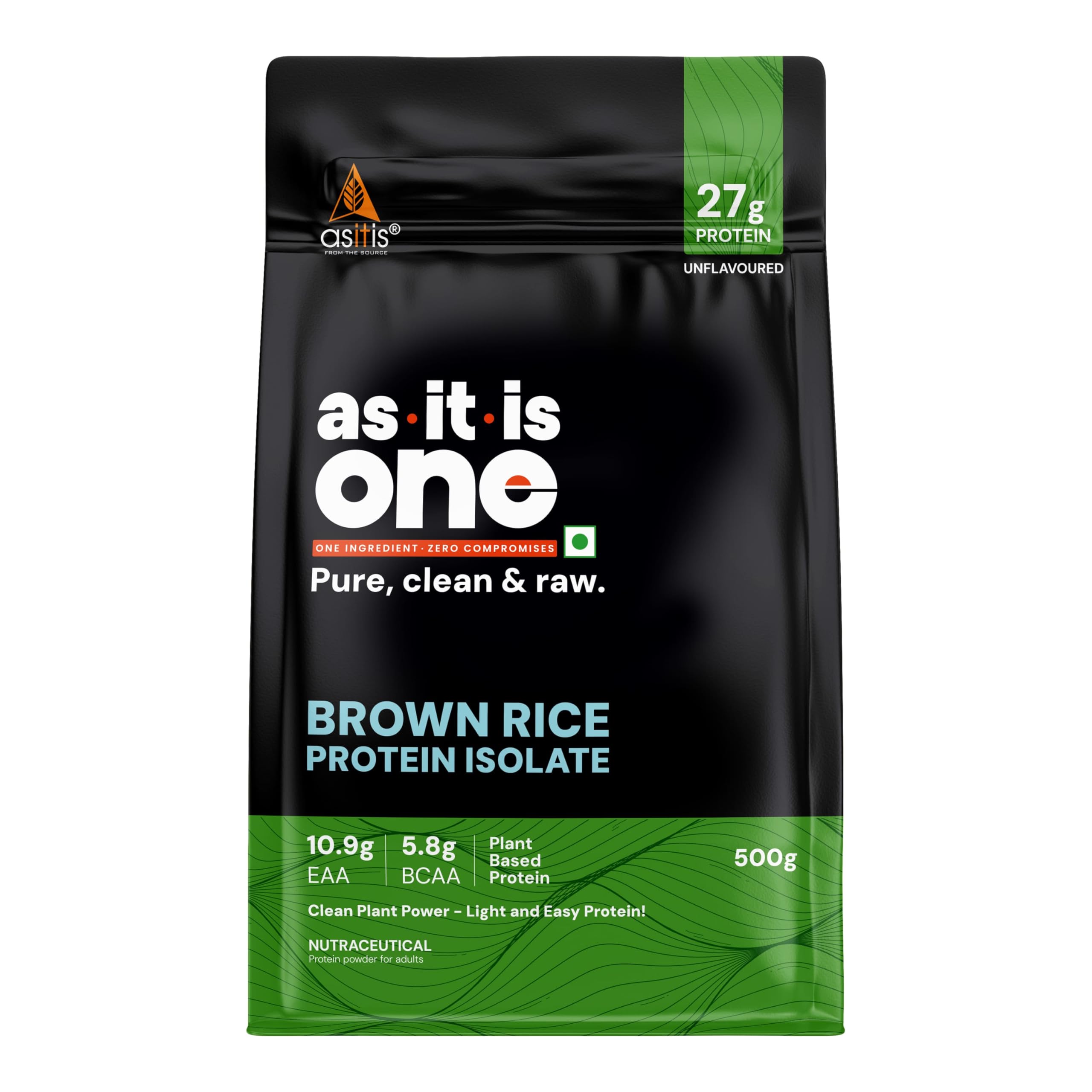 AS-IT-IS One Brown Rice Protein - Clean Single Ingredient, Unflavored, 1kg, Easy to Digest, Supports Muscle Recovery & Growth, Ideal for adults of all ages — Amazon image 14