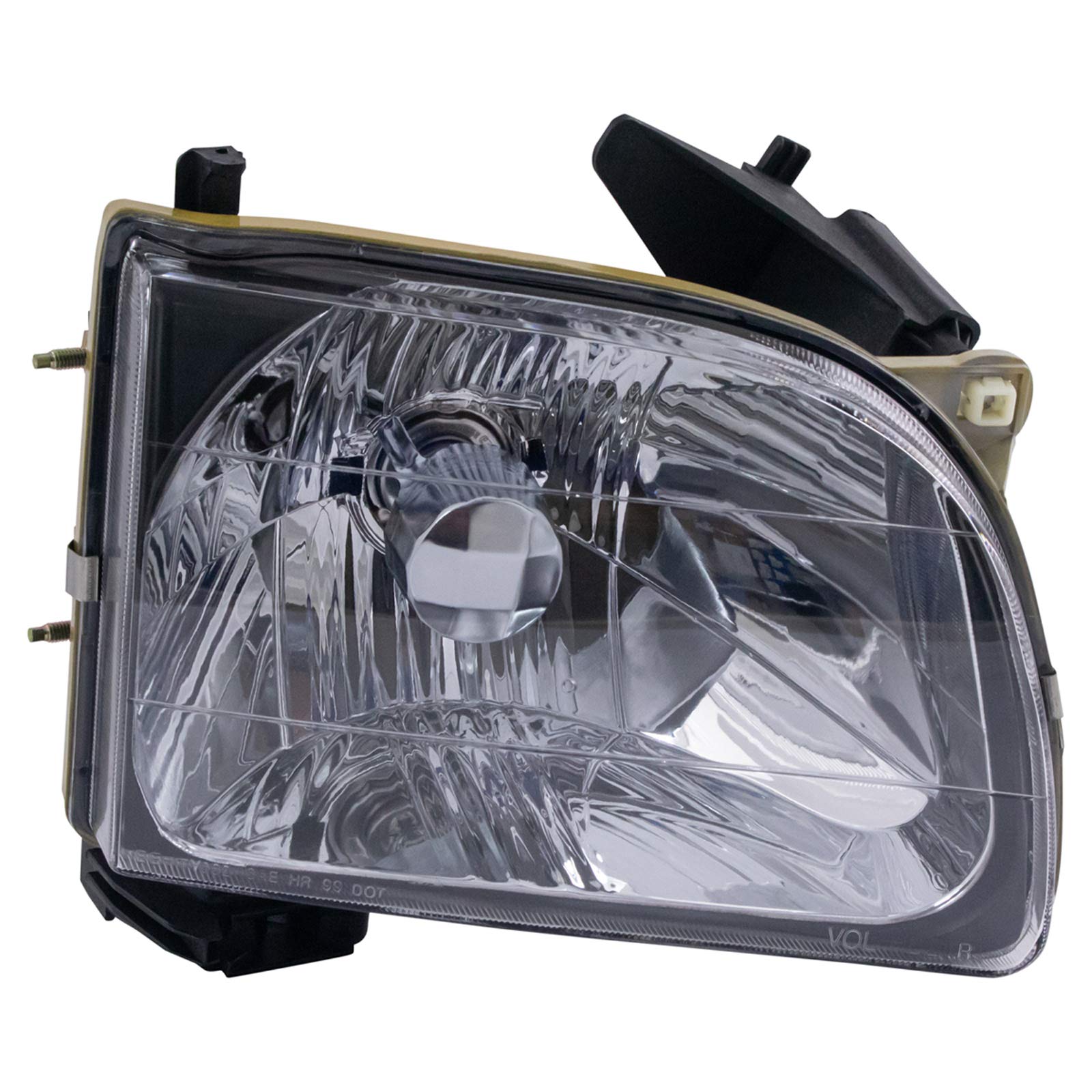 TRQ Passenger Side Headlight Assembly Compatible with 2001-2004 Toyota Tacoma TO2503136