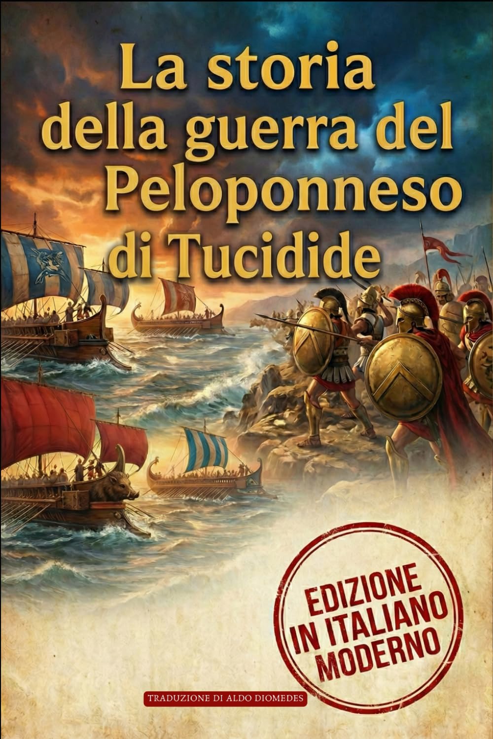 La storia della guerra del Peloponneso: Edizione integrale in Italiano Moderno, annotata con analisi strategica e politica