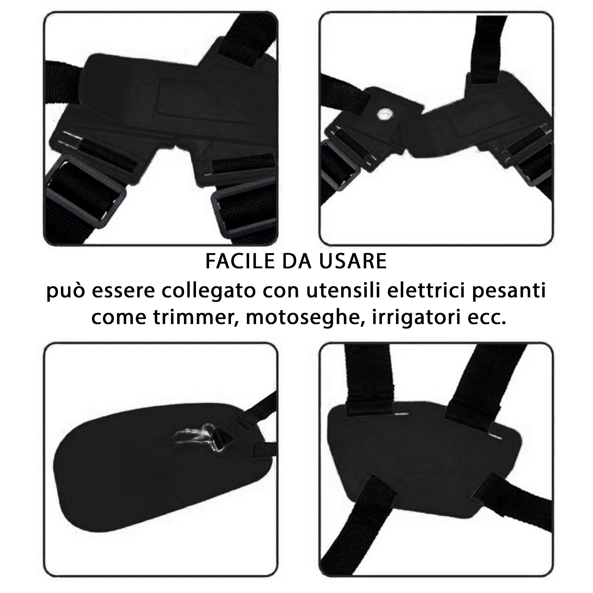 Kit Spallacci Per Decespugliatore EpheyFIF | Per Modelli P021046661, PB-770 | Cinghie Sostitutive - Foto 7