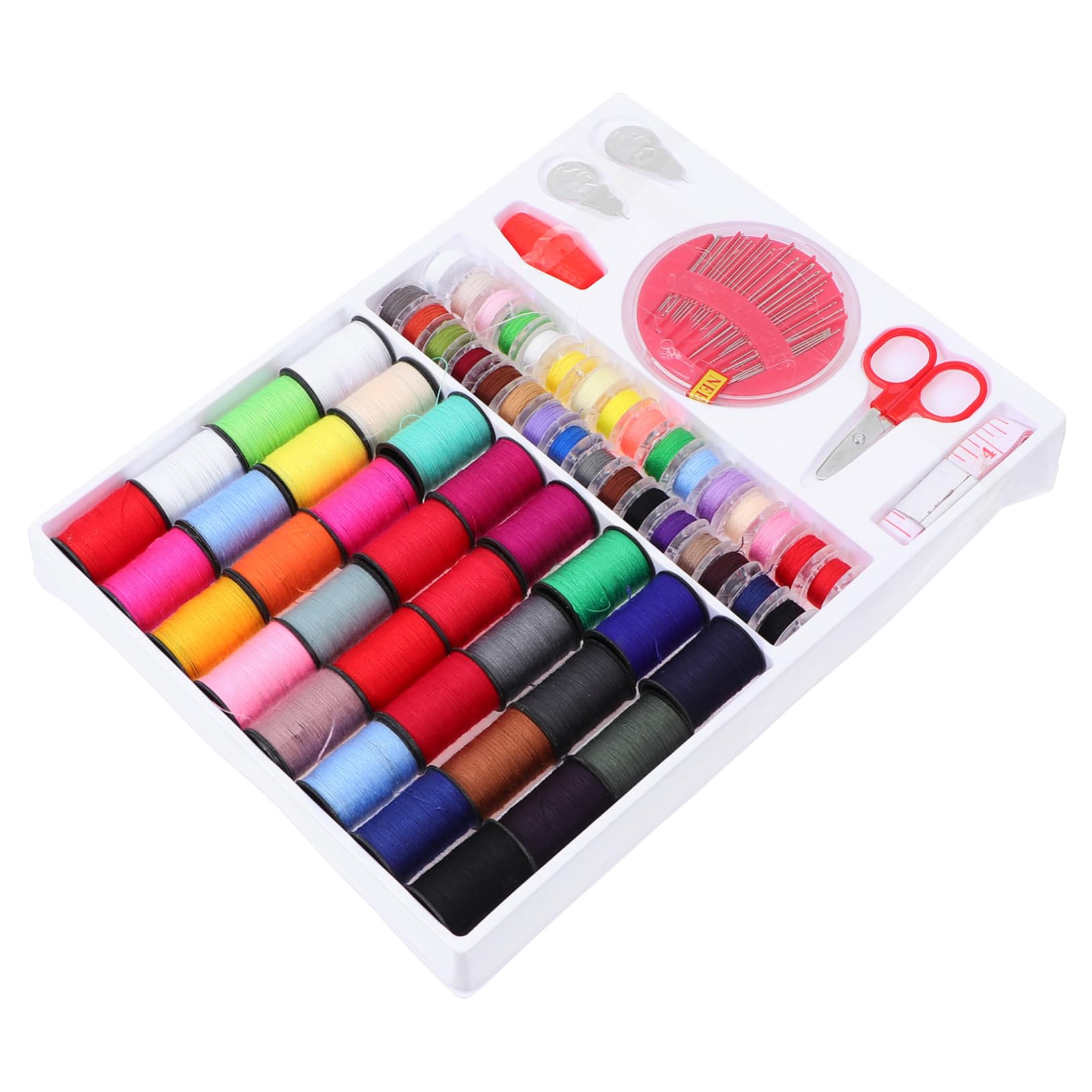 SEWACC Quilting Thread Complete Sewing Kit 32 Needles for Home Travel Repairs
