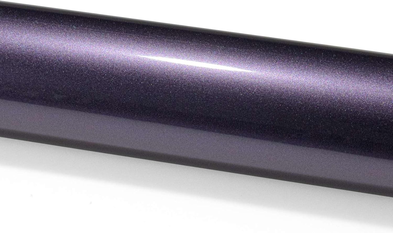 5FTx50FT PET Super Gloss Metallic Ube Purple High Glossy Vinyl Wrap Auto Car Sticker Decal Film Sheet Bubble Free Air Release Technology with Tool Set