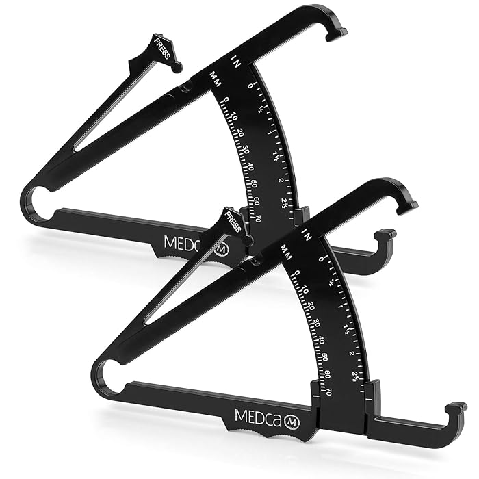 Buy Skinfold Body Fat Caliper Skin Fold Body Fat Analyzer and Handheld BMI Measurement Tool
