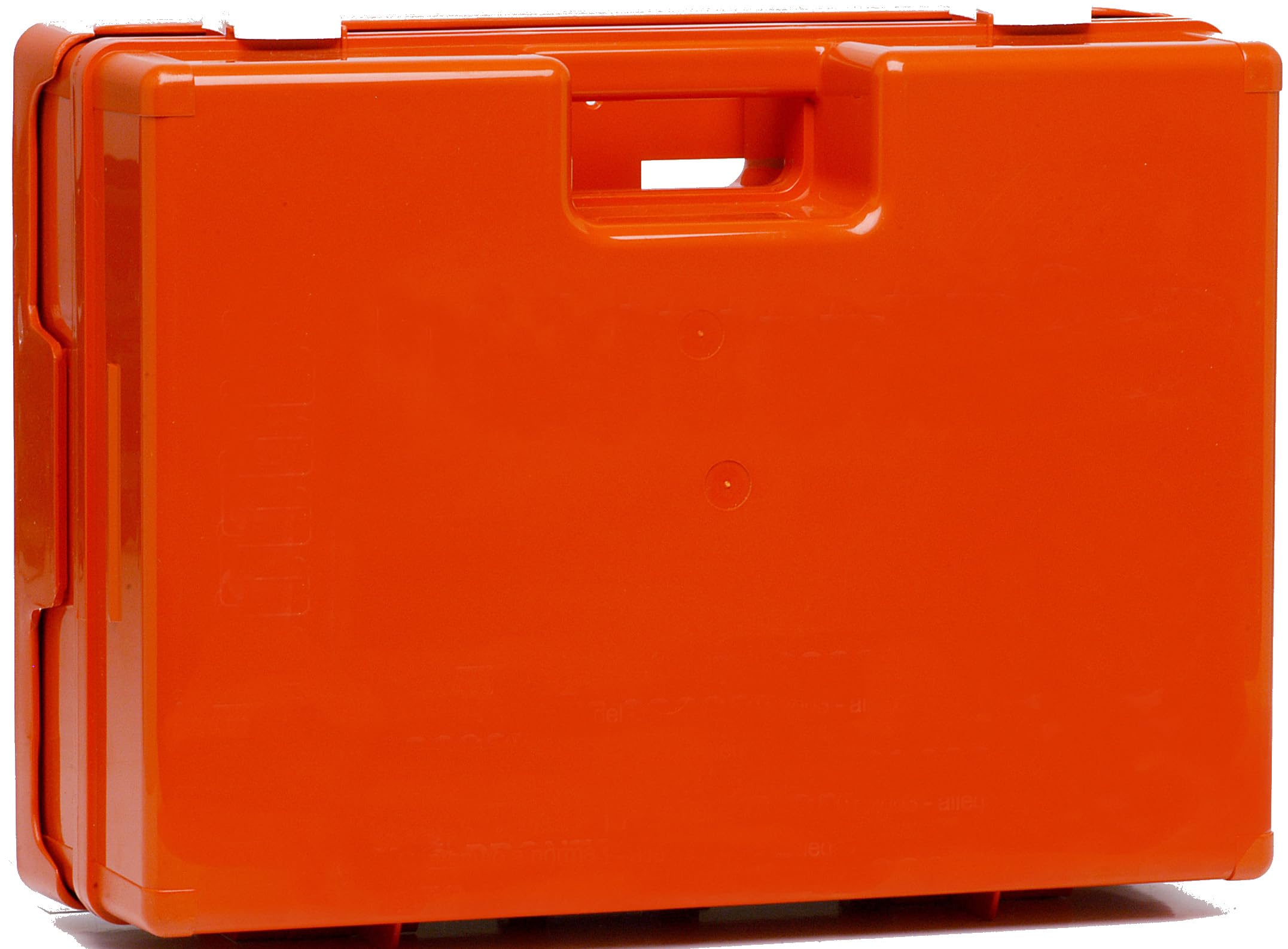 Valigetta Pronto Soccorso Vuota Multisan Arancio, Attacco a Muro, con divisori interni Tenuta Ermetica 443x338x147 mm