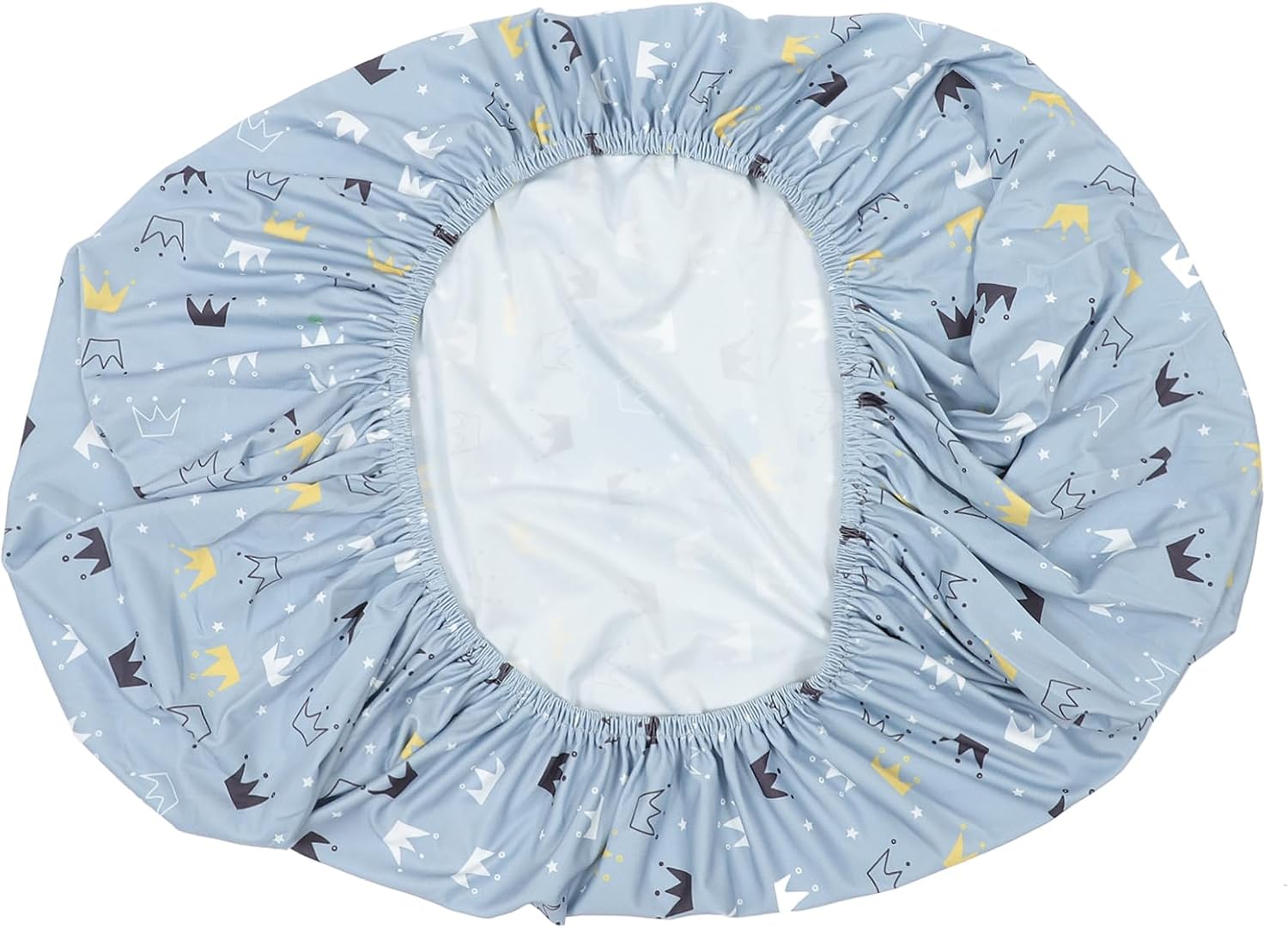SUPVOX Summer Floral Bassinet Mattress Pad Cover Fitted Crib Sheets for Baby Boys and Girls Soft Breathable Material Easy to Wash for Standard Cradles