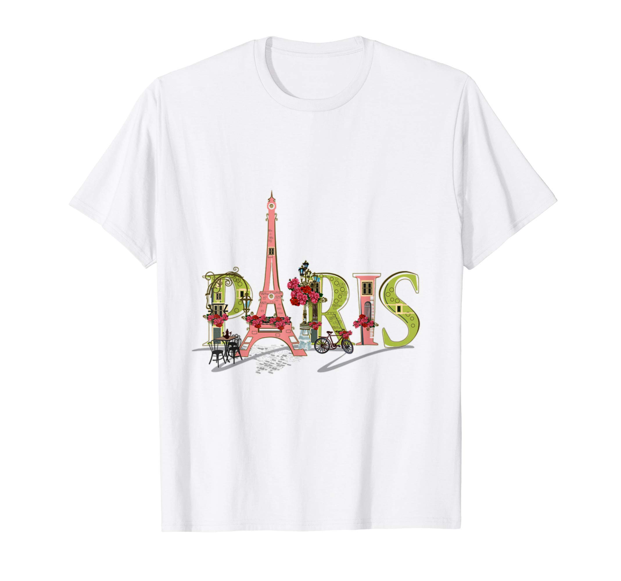 Gifts of ParisEiffel Tower,Love Paris,Hello Paris, Bonjour Paris Gift T-Shirt