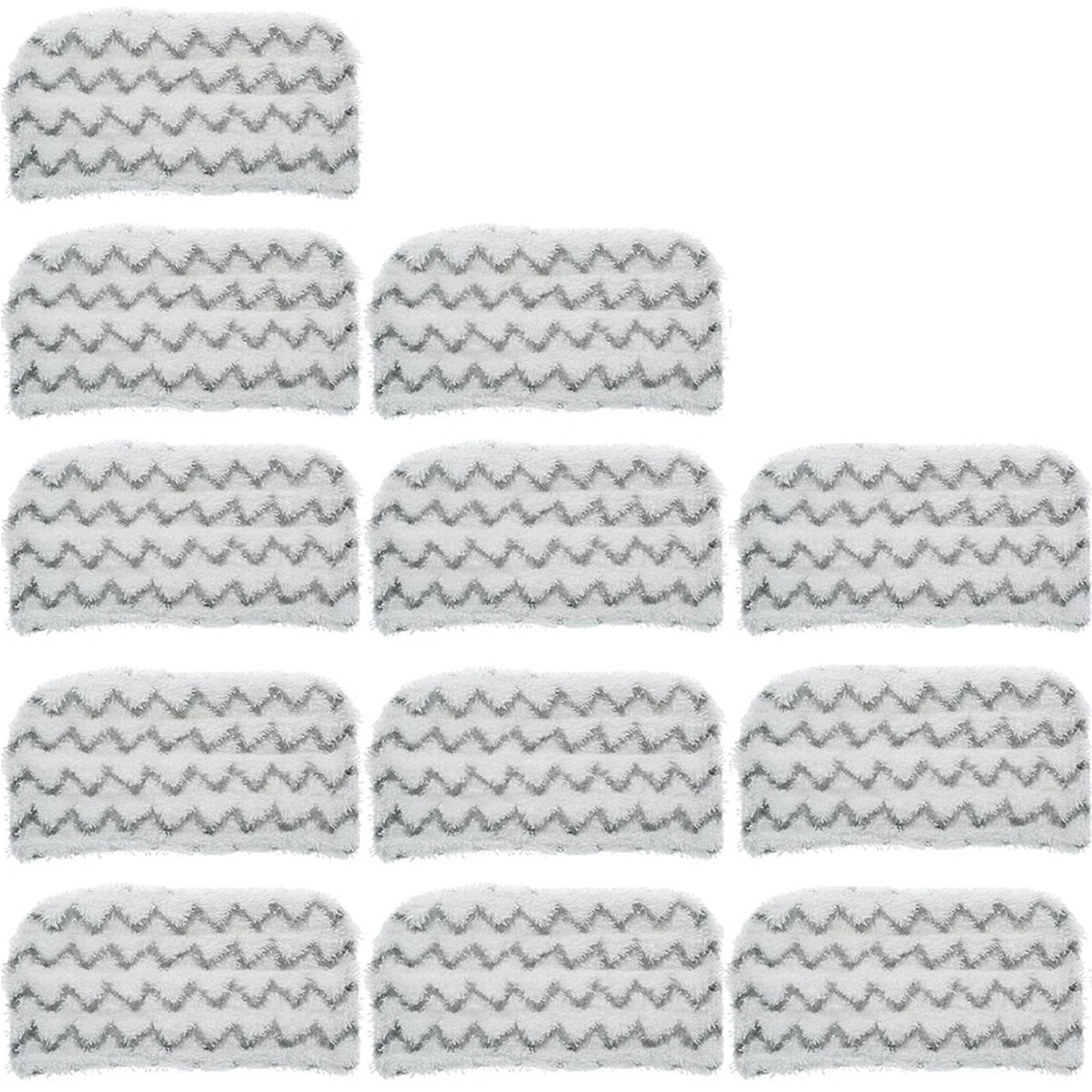 Cuscinetto Sostitutivo for Scopa A Vapore Cuscinetto Detergente Morbido Lavabile Riutilizzabile In Microfibra, Compatibile Con Shark, Scopa A Vapore Ad Assorbimento Forte(12pcs)