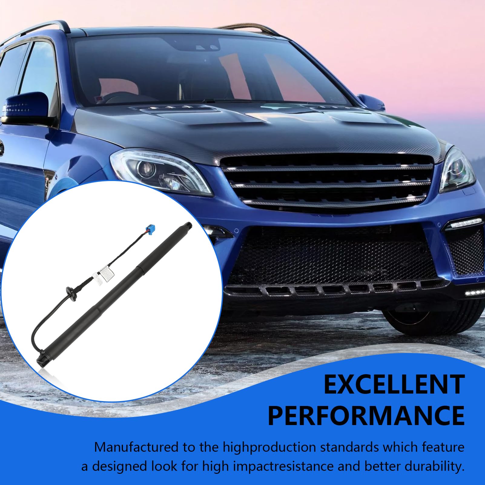 Elektrische Heckklappendämpfer Recht für M-Klasse W166 ML63 AMG ML250 ML300 ML350 ML400 ML500 SUV 2011-2015 Heckklappe Kofferraum Gasdruckfedern Gasdämpfer 1668901130