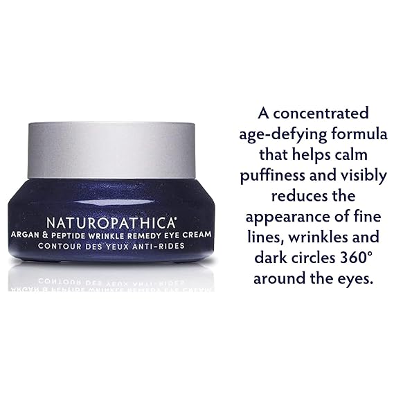 Naturopathica Argan & Peptide Wrinkle Remedy Eye Cream, 0.5 fl oz