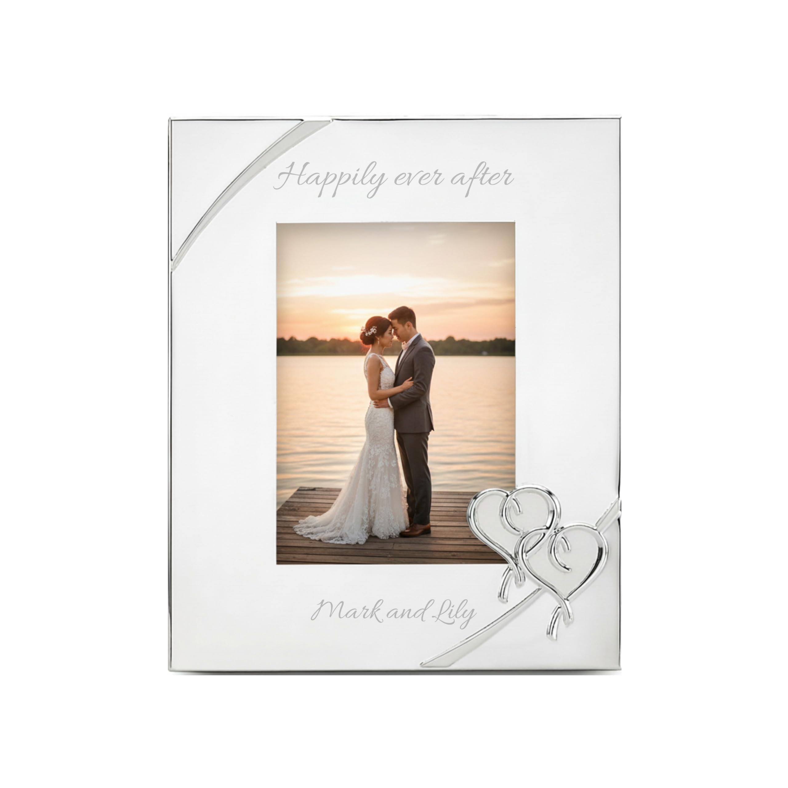 Lenox True Love Personalized 5x7 Picture Frame