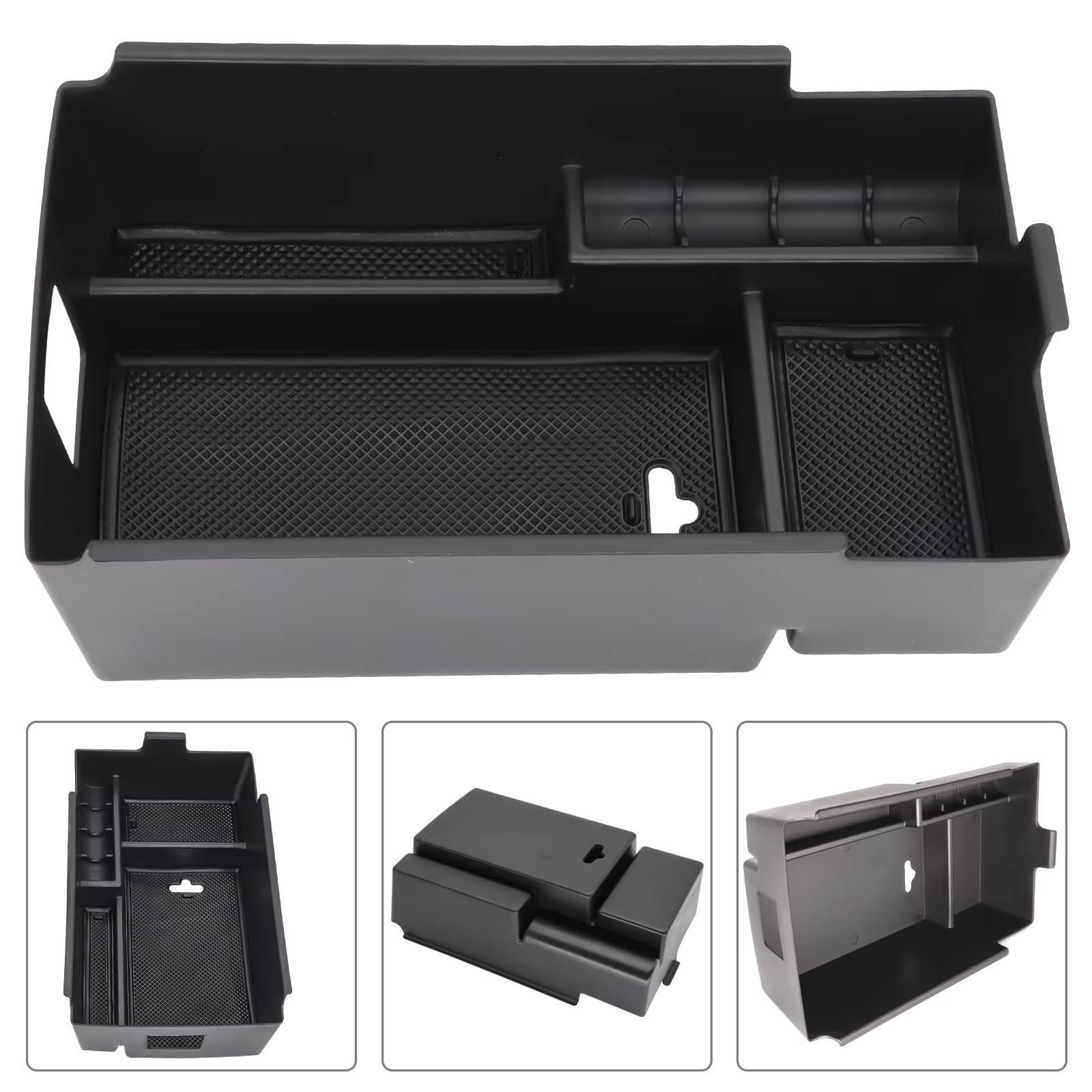 Handschuhfach Organizer Kompatibel Mit Chevrolet Für Equinox 3. Generation 2018–2021, Auto-Mittelkonsole, Armlehne, Aufbewahrungsbox, Organizer, Tablett, Behälter, Innenzubehör