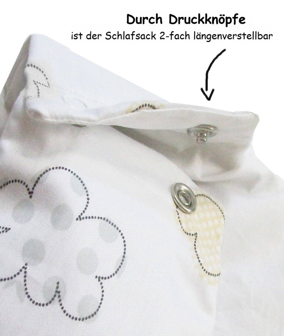 Odenwälder BabyNest Daunen-Winterschlafsack, waschbar | Kinderschlafsack für Babys, atmungsaktiv, besonders leicht und pflegeleicht dank Maschinenwäsche.