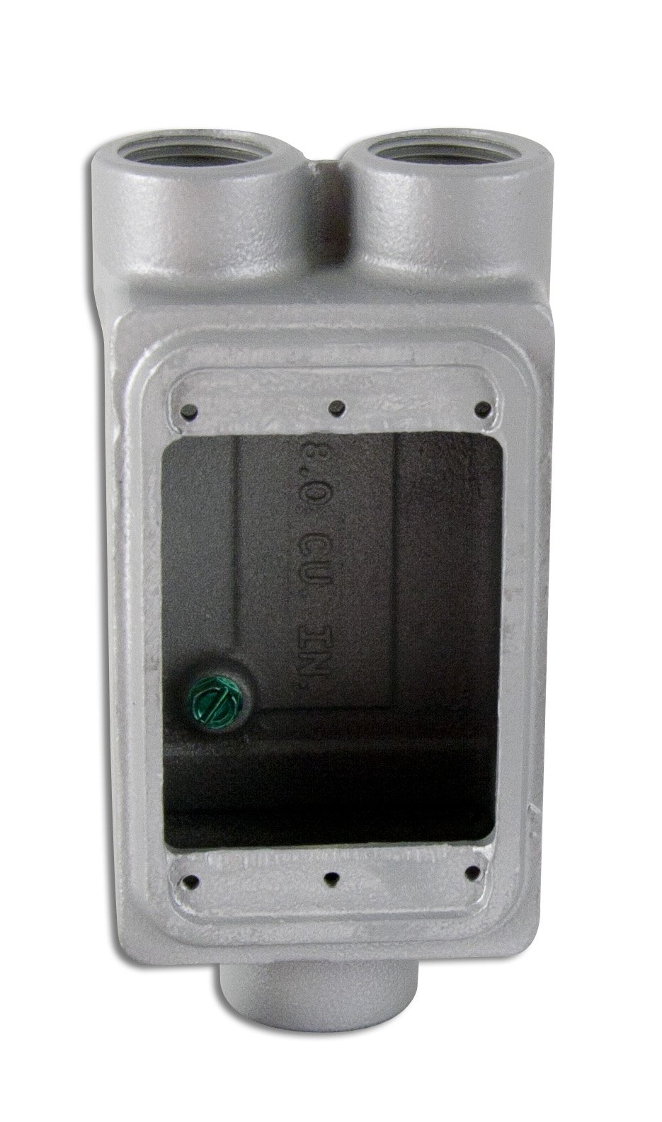 Weatherproof Box, 2.81"D, 1 in Hub