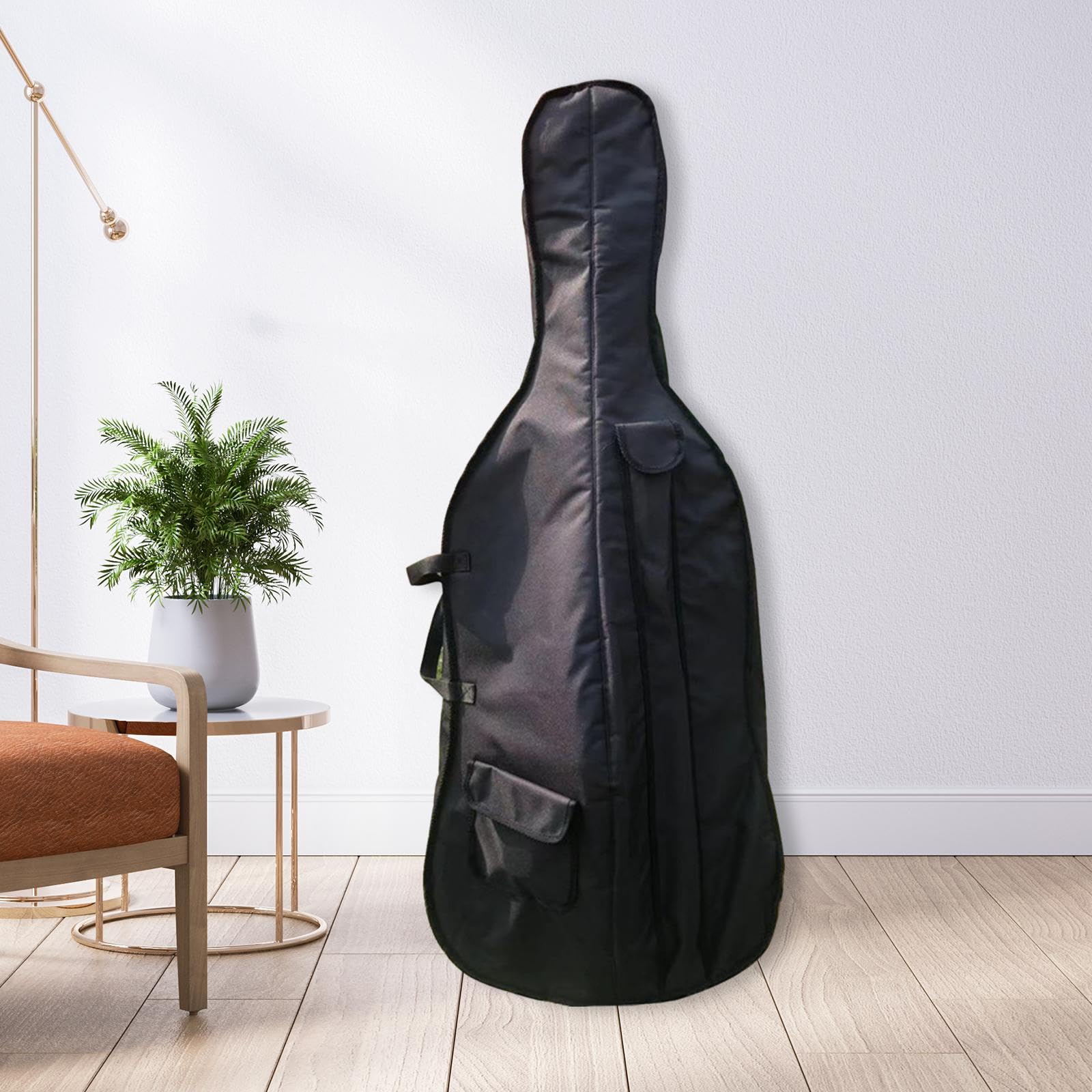 Generic Borsa per il trasporto del violoncello Zaino antipioggia per violoncello Custodia morbida per violoncello per campeggio Esibizione sul palco