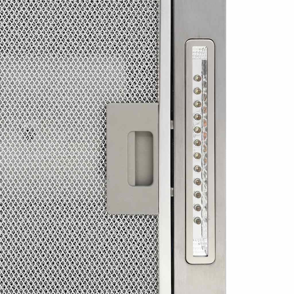 vidaXL Cappa a Isola con Display LCD e Sensore Touch 756 m³/h LED Aspirazione