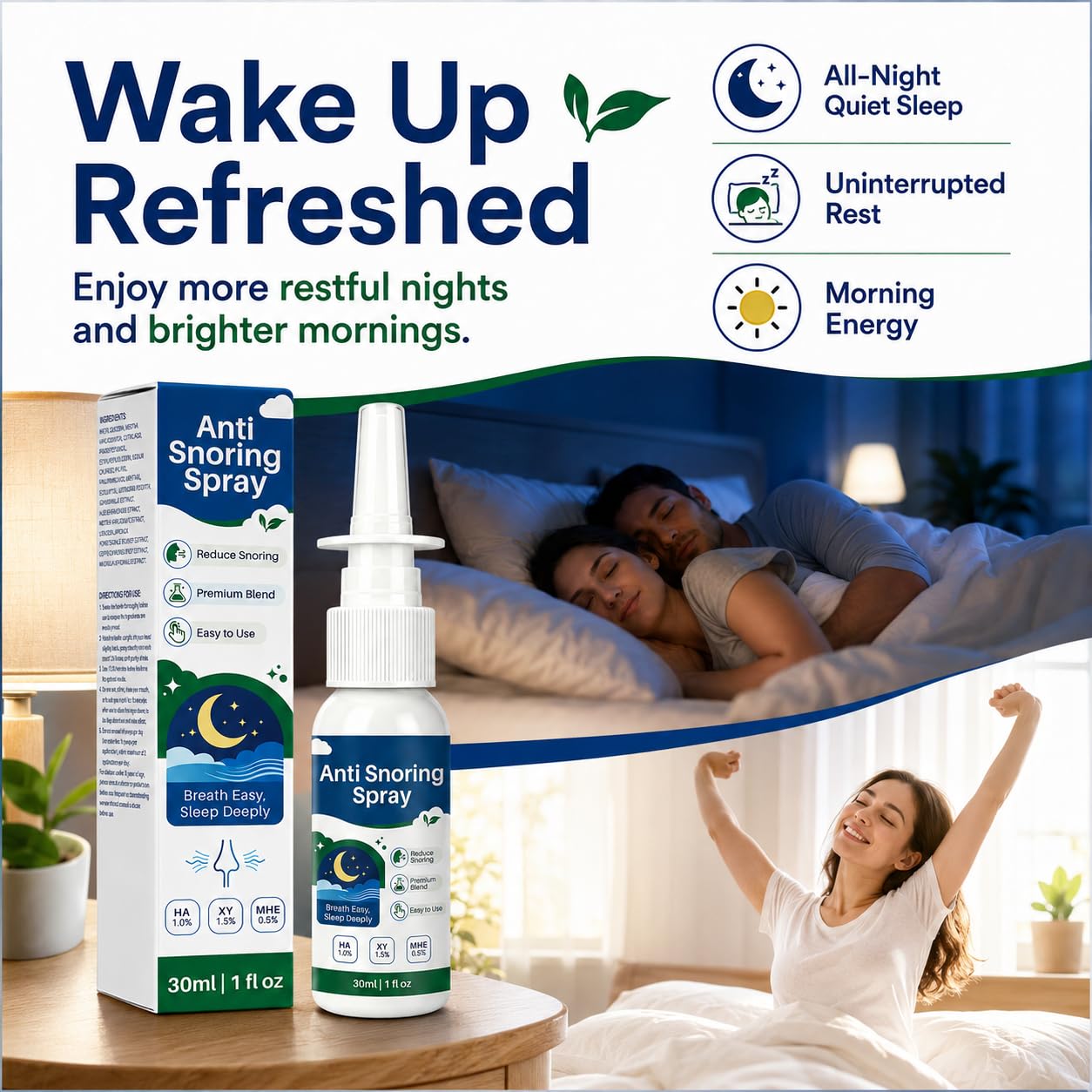 Anti Snoring Spray, Nighttime Snoring Solution for Nasal Use, 30ml — Amazon image 9