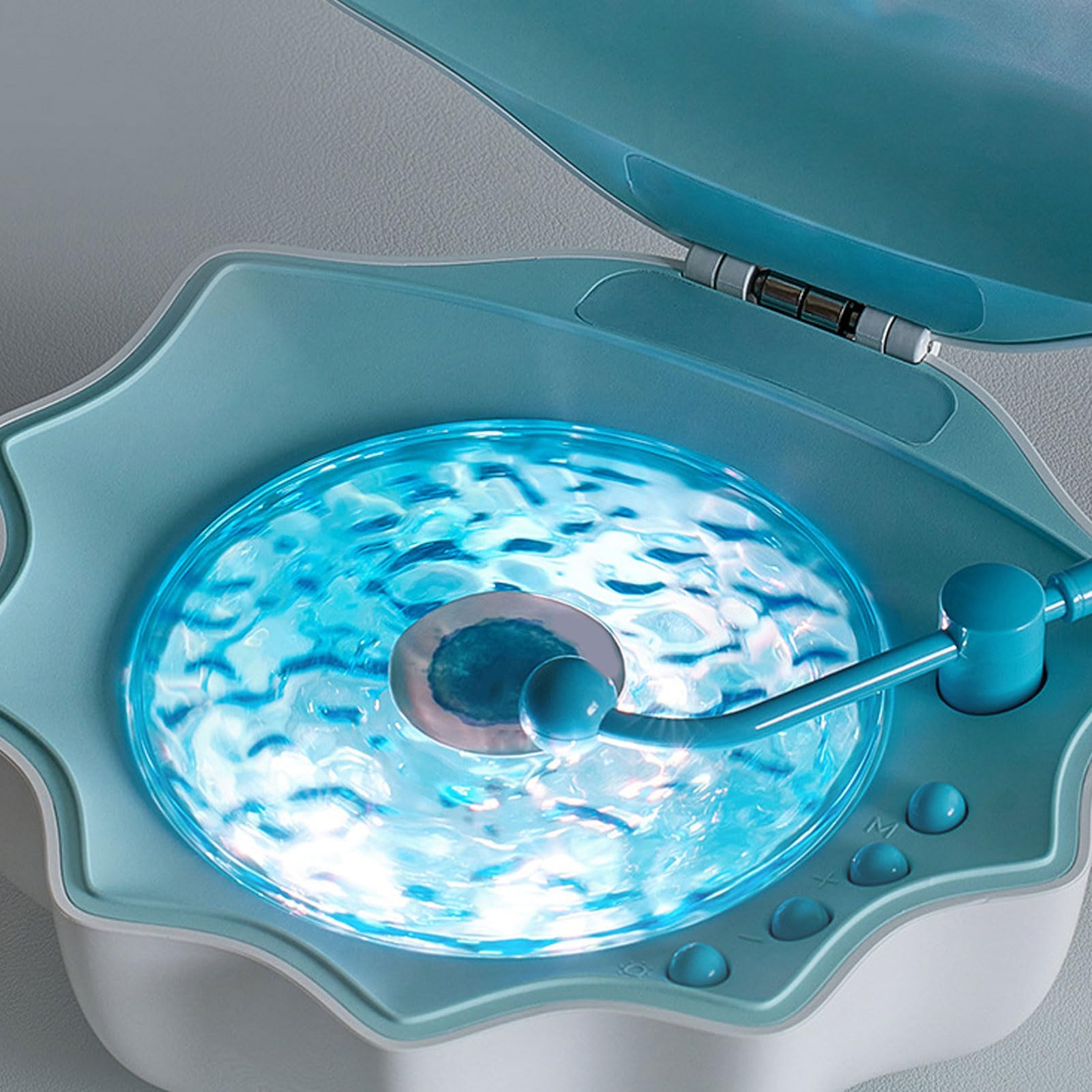 Sxhlseller Haut parleur sans Fil Shell Waves, Porte et léger, Projecteur de vagues océaniques, Design innovant