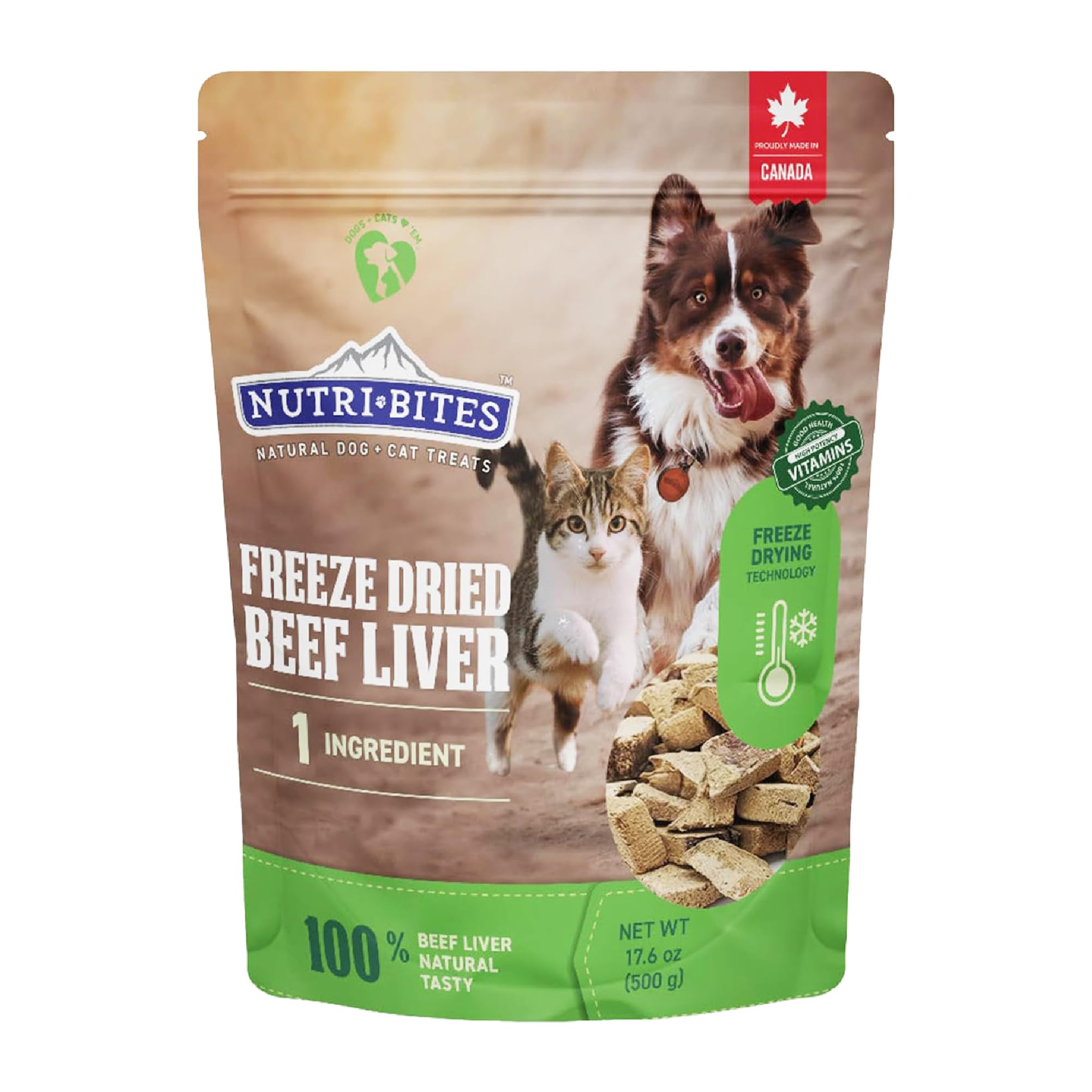 Nutri Bites Beef Liver 17.6oz