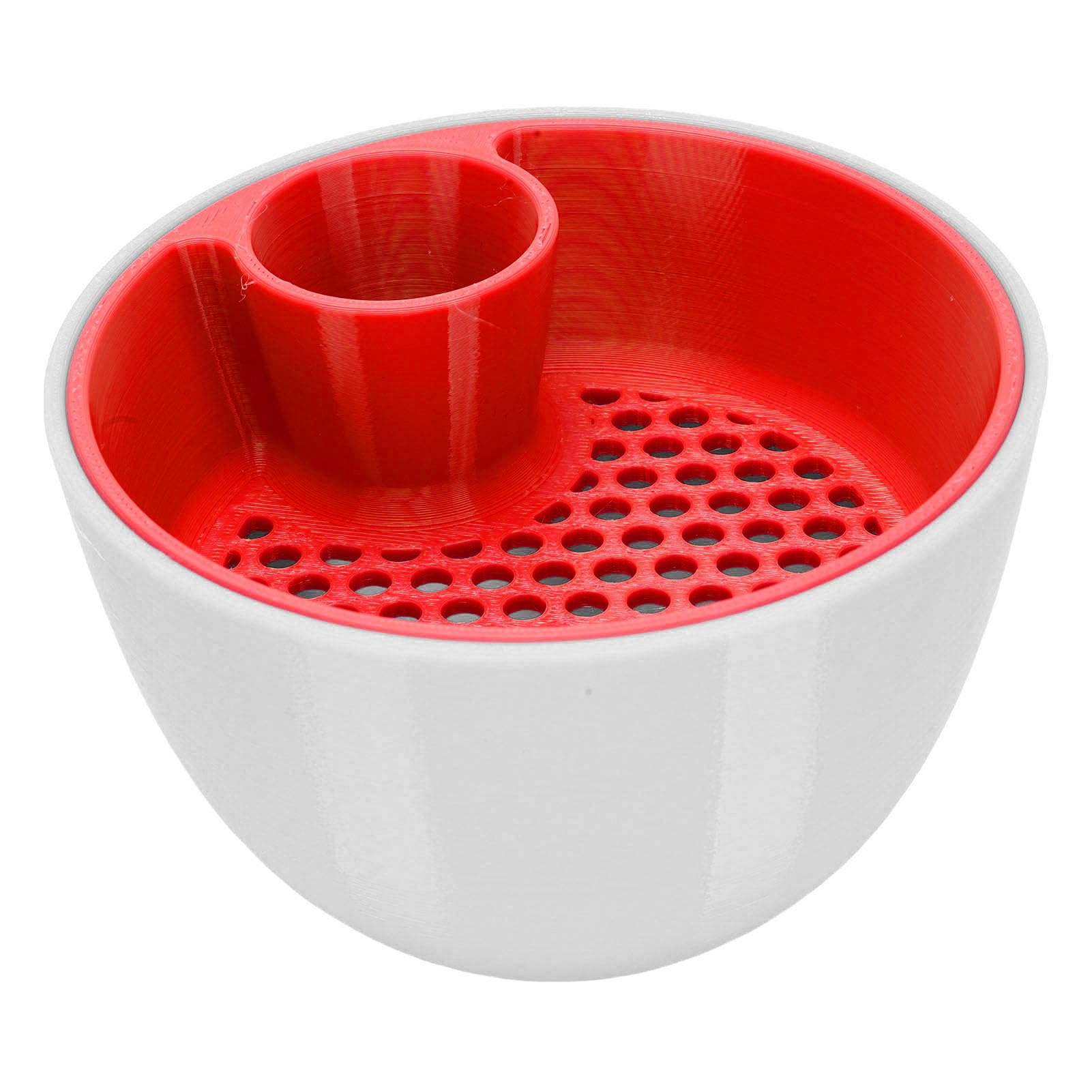 Cosiki Pistazienschale, Moderne Snack-Servierschale, Doppelte Nussschale mit Muschelaufbewahrungsdesign, Ideal für die Küche zu Hause, Zum Essen und Als Nusshalter für Partys (Stil 1)