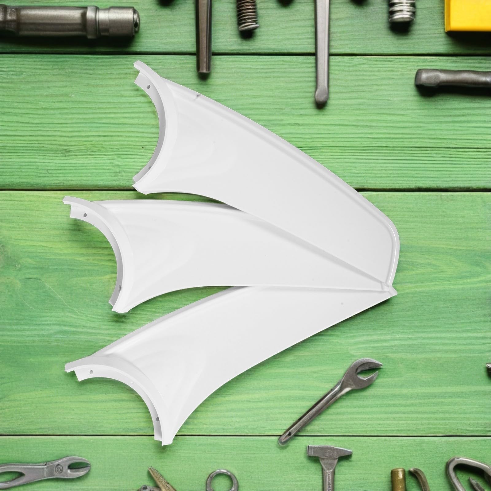 SUPVOX 3 Pezzi Ventole in Plastica per Soffitto e Tavolo, Bianco, Estive