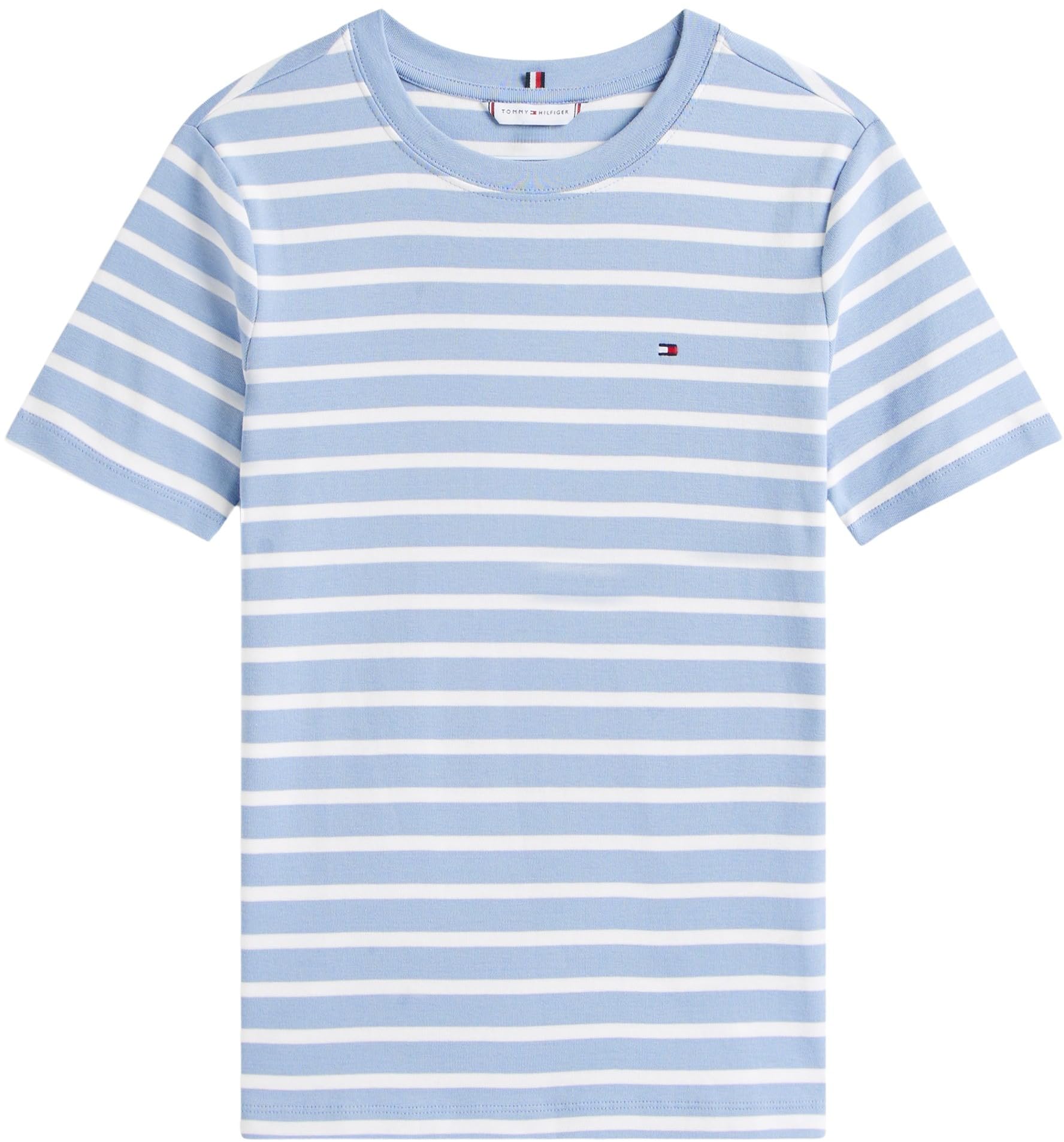 Tommy Hilfiger T-Shirt Maniche Corte Donna New Slim Cody Scollo Rotondo