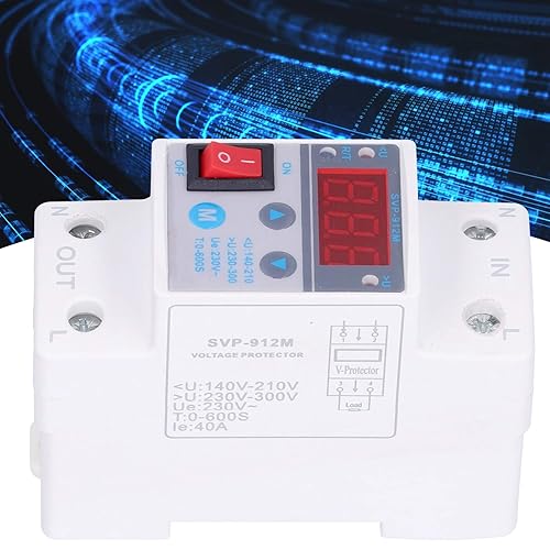 Miniatura 7 de Protector contra sobretensiones SVP912M 220V 40A Dispositivo de protección de voltaje Protector de sobretensión Suministros industriales con