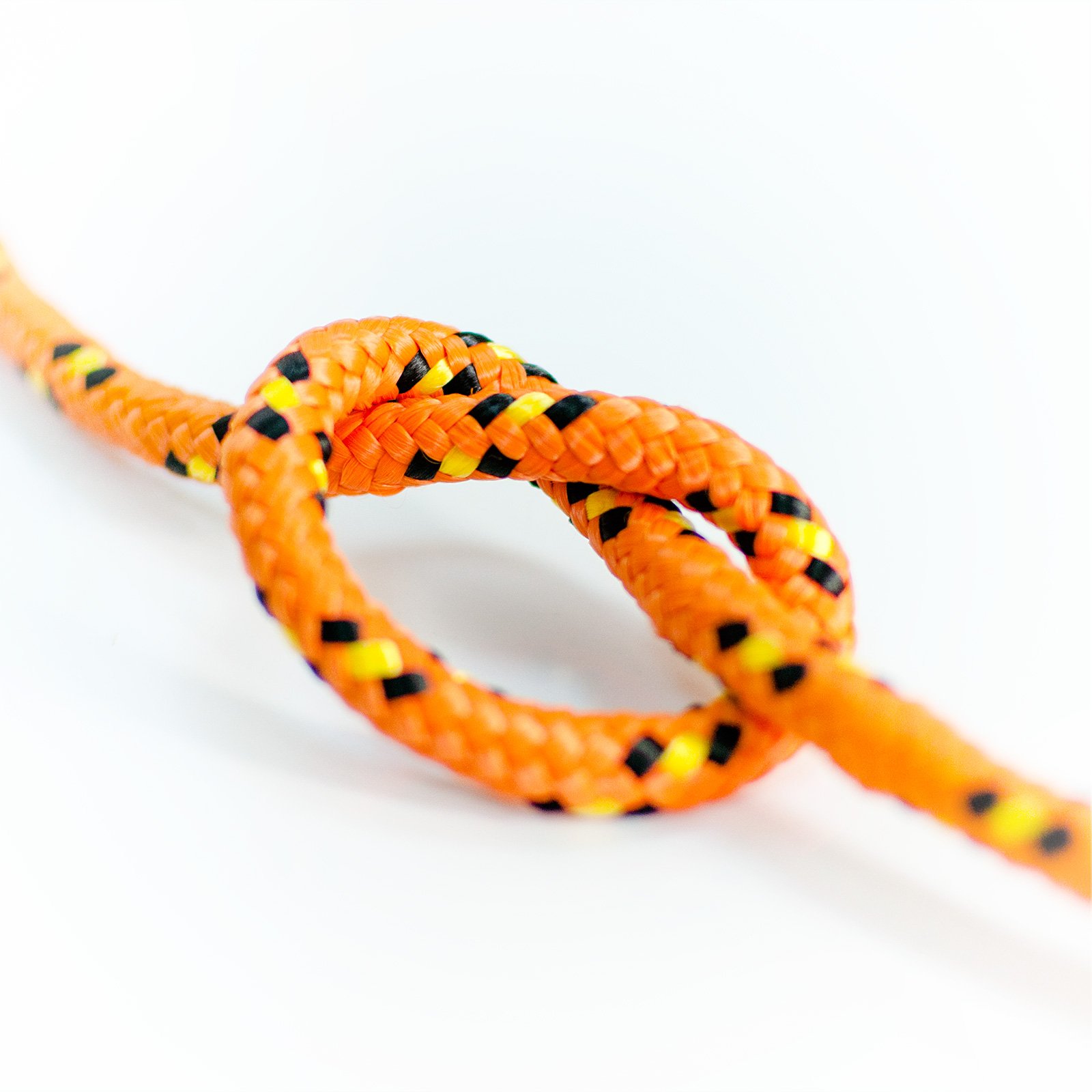Seiltech.de - Cuerda de polipropileno naranja – 16 mm – 50 m – Capacidad de carga hasta 82 kg, cuerda de tela trenzada, cordón de plástico trenzado