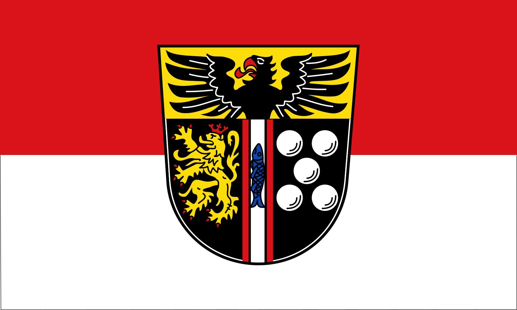 Drapeau Kaiserslautern grand format drapeau paysage extérieur résistant