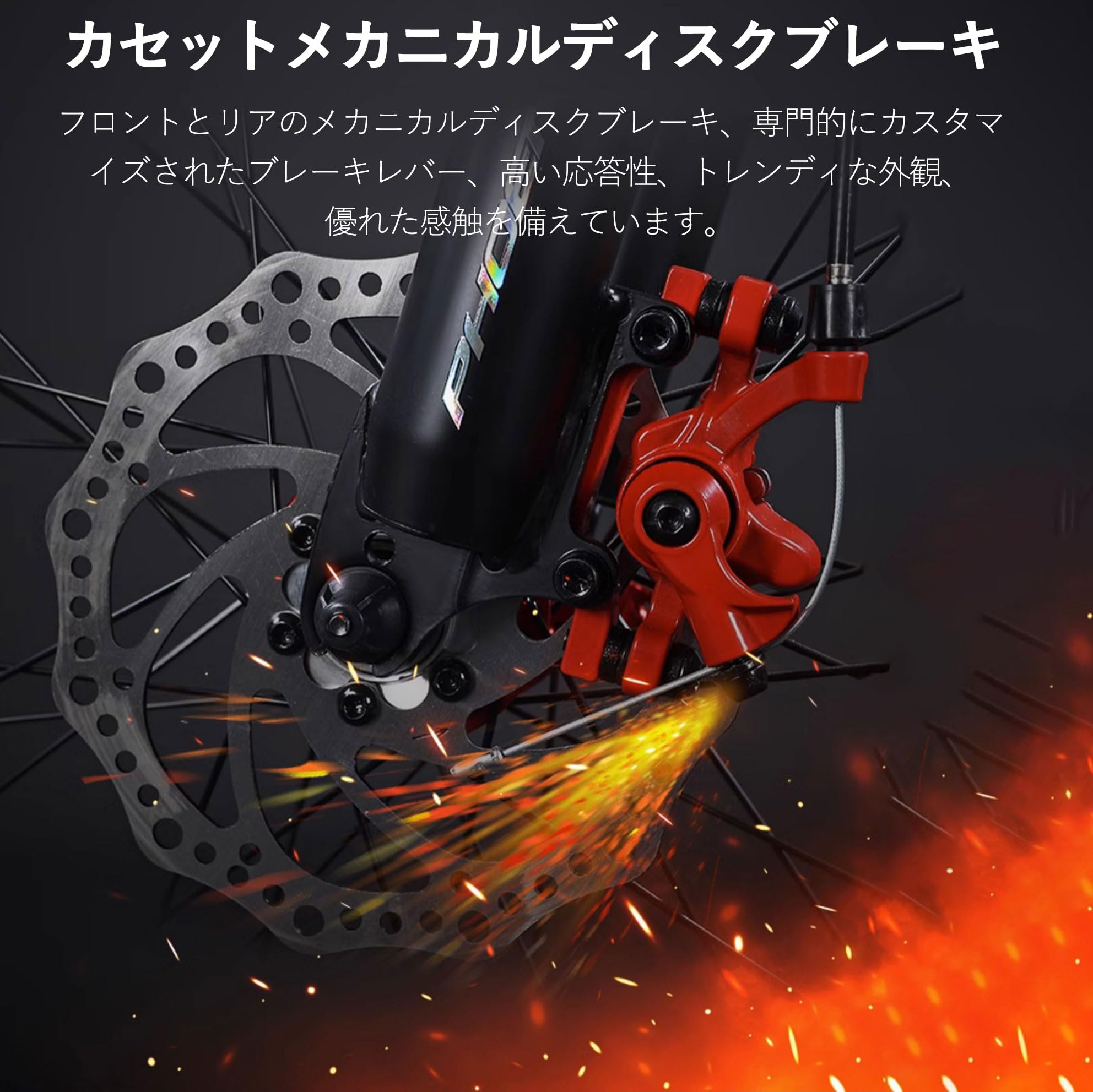 Amazon | MTB マウンテンバイク 26インチ27段変速 マグネシウム合金