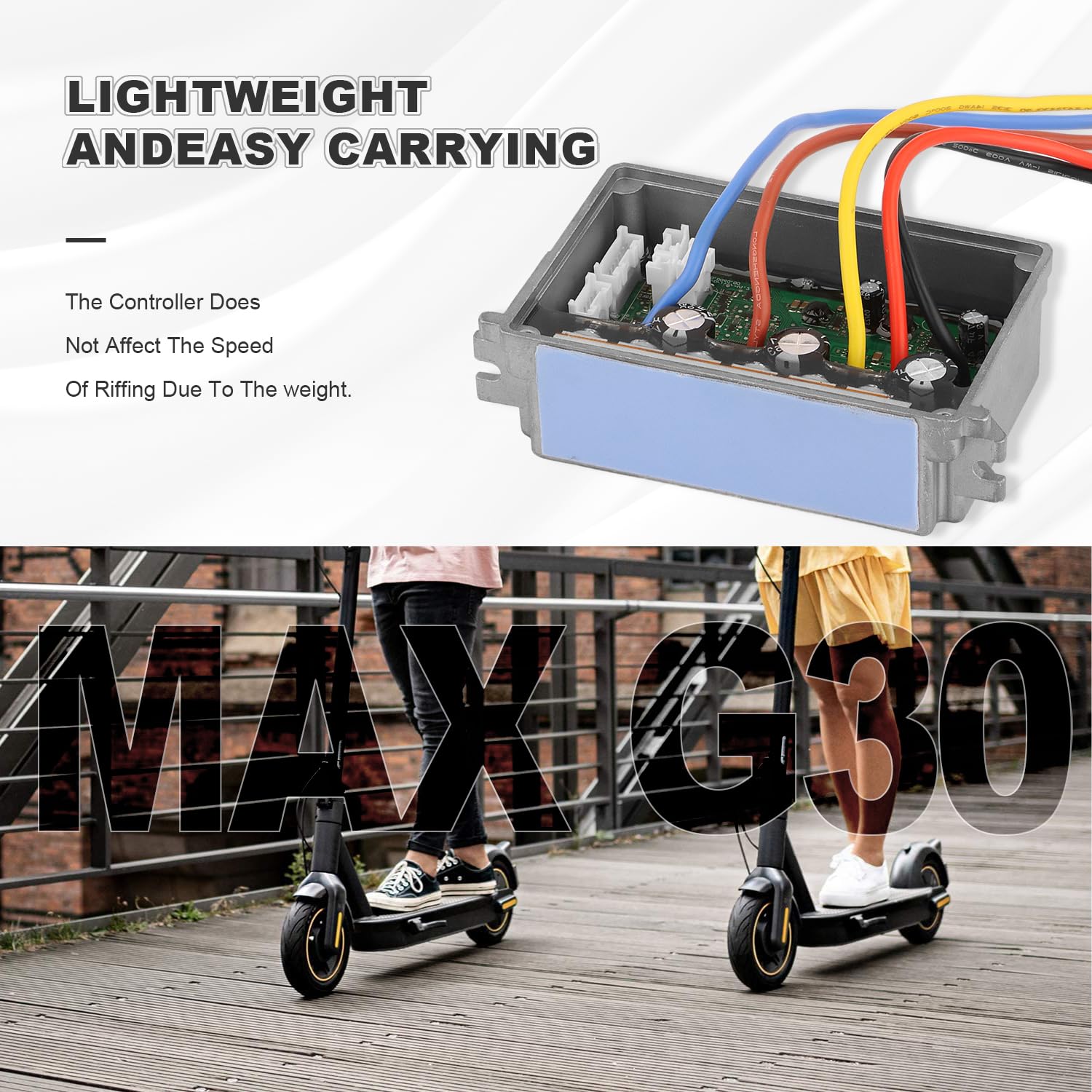 Scooter Max G30 kontroler płyta główna V3.0, ulepszona wersja, centralne urządzenie sterujące, kompatybilne z Segway Ninebot MAX G30 skuter elektryczny
