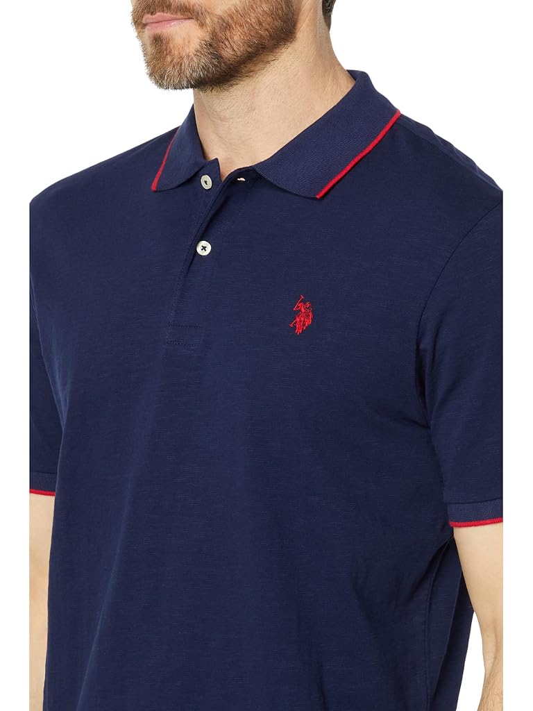 U.S. POLO ASSN. Short Sleeve Slub Jersey Polo