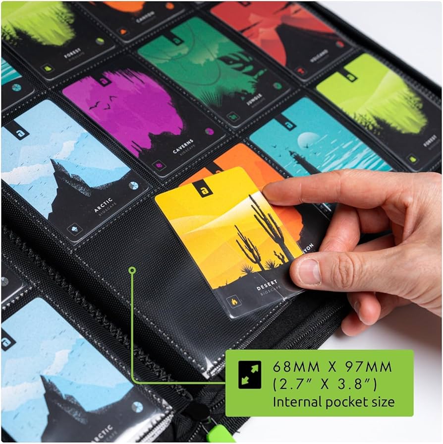 Amazon.com: Vault X 12 Pocket Trading Card Zip Binder - 480 cards