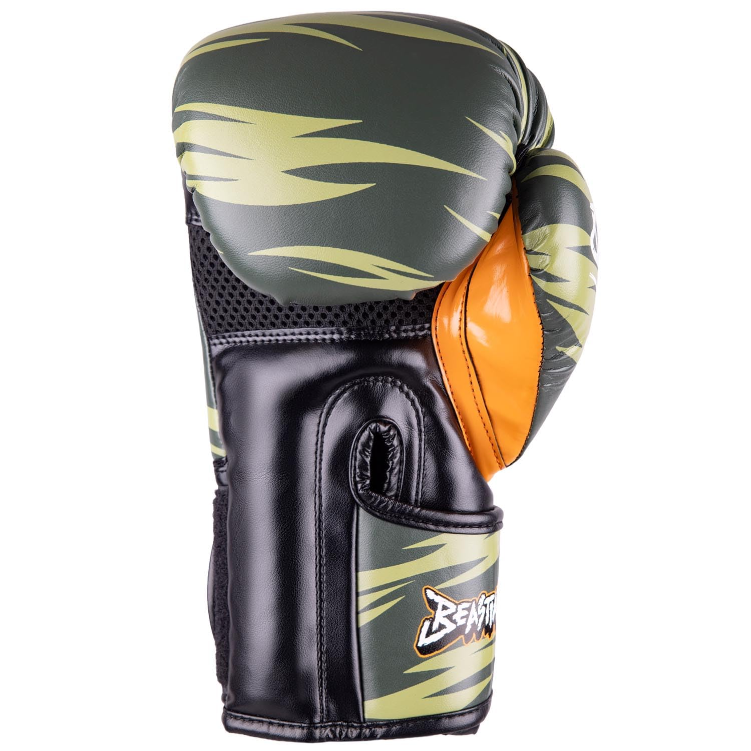 8 WEAPONS Boxhandschuhe Kinder, Beastial Viper, Khaki, Kinder Boxhandschuhe, Kunstleder, Perfekte Dämpfung für optimalen Schutz, Handschuhe für Muay Thai, K1, Boxen, MMA und Kickboxen