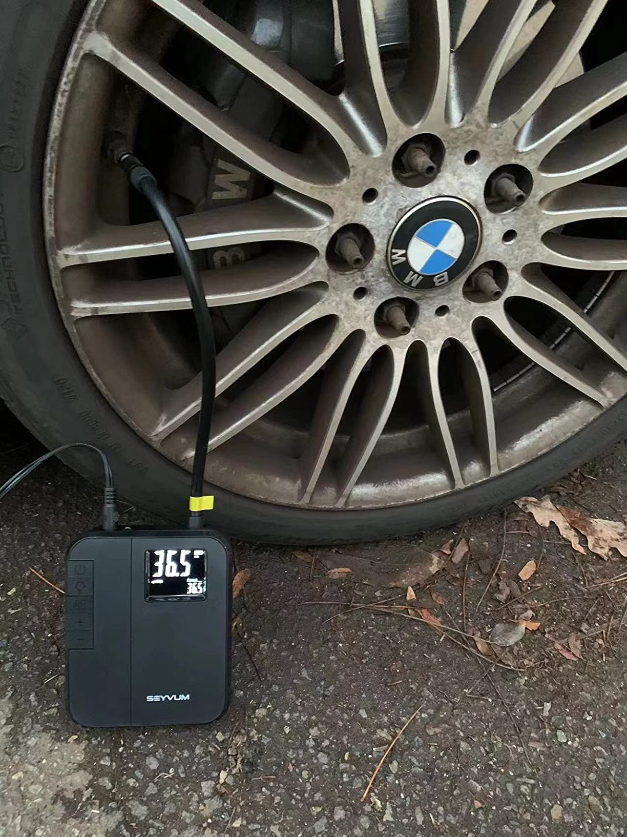 11/mo Finance SEYVUM Tire Inflator Portable Air Compressor