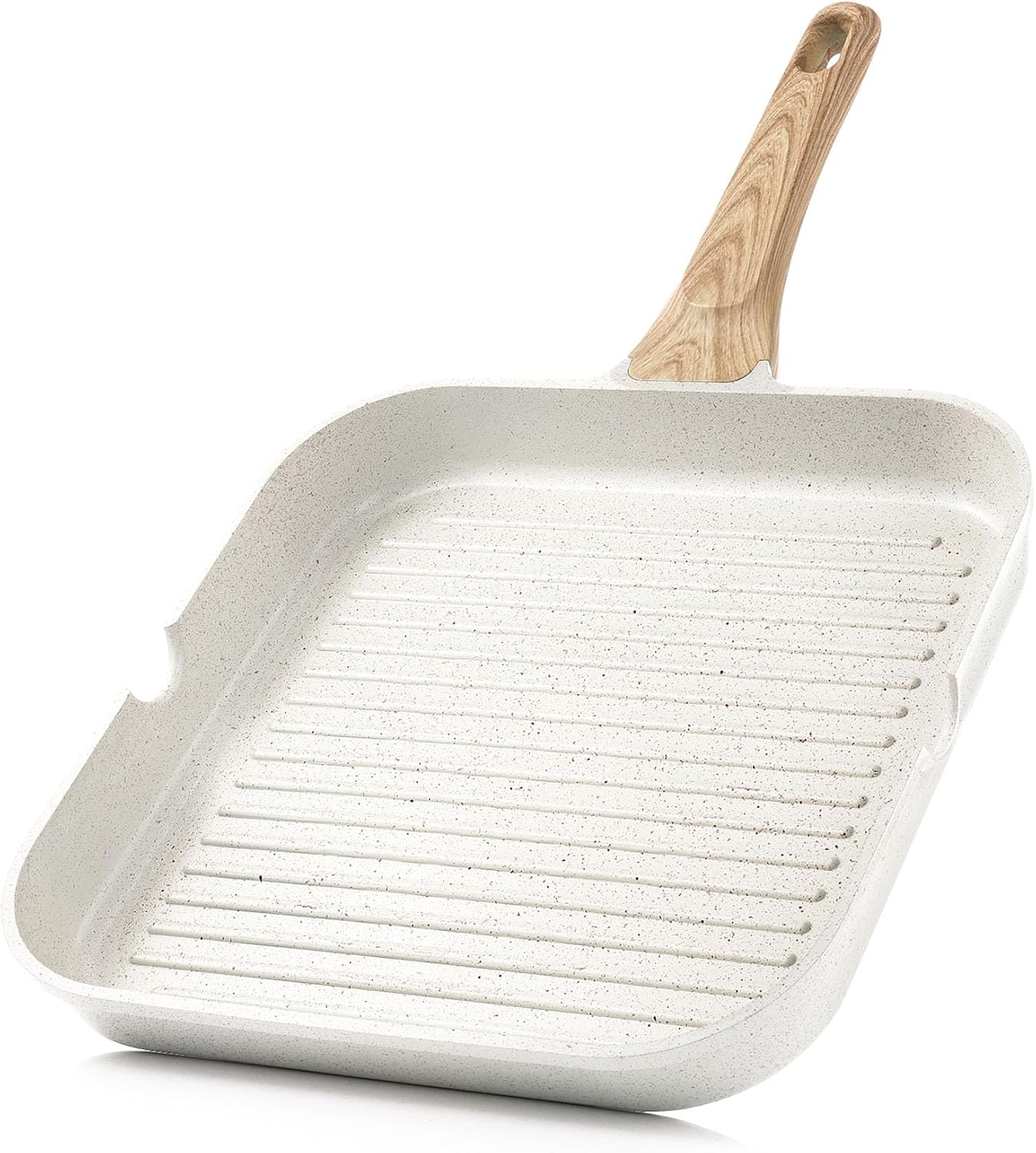 SENSARTE Nonstick Ceramic Grill Pan for Stove Tops