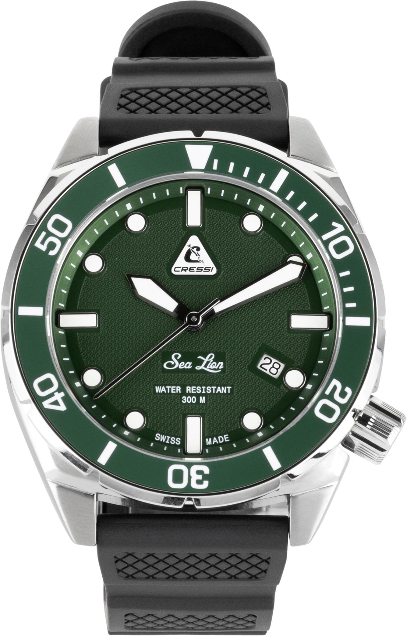 CRESSI Sea Lion Watch 300m - Montre de Plongée Professionnelle Unisexe, 100% Swiss Made, Etanche à 300 Mètres