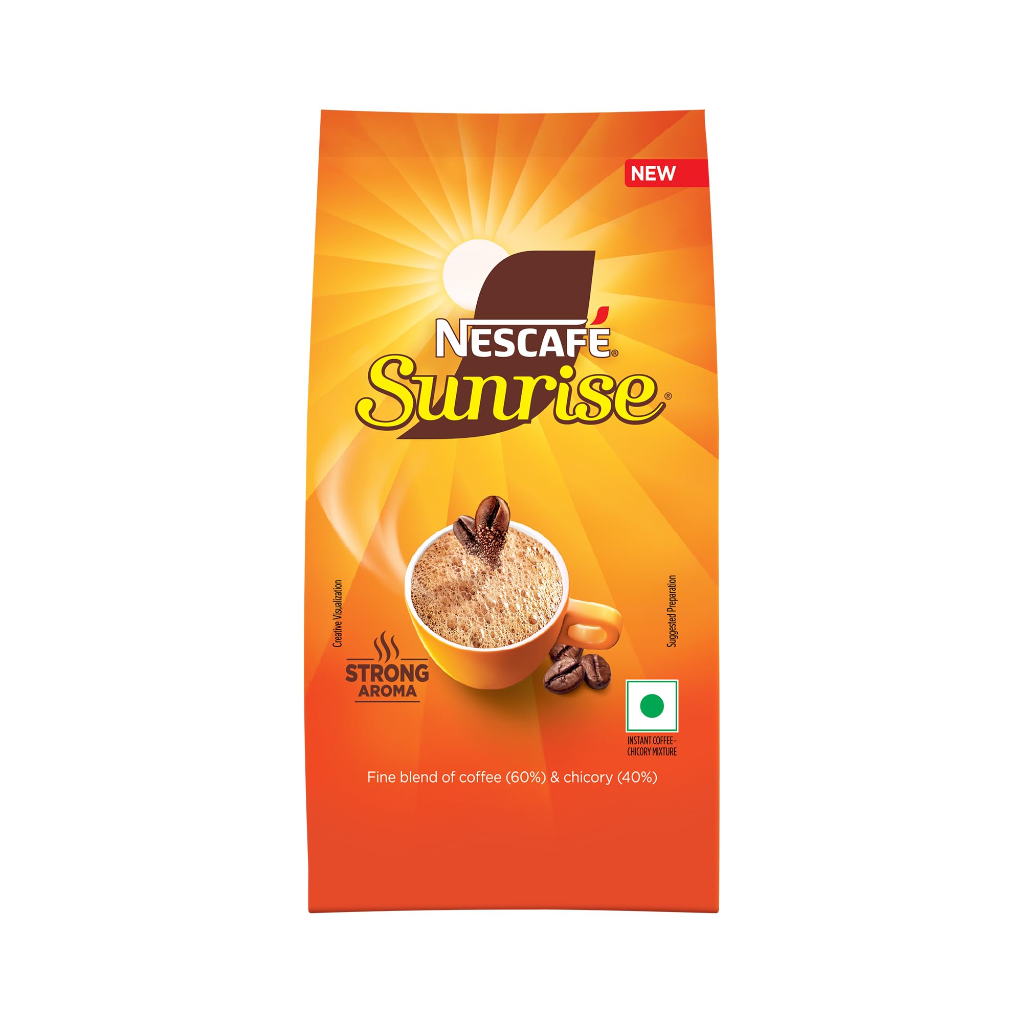 Nescafe Sunrise Instant Coffee Powder, Strong Taste, Coffee-Chicory Mix, 200g Stabilo-picture-11