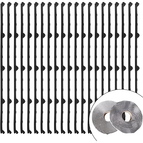 Swess 9in Inside Classic Rib Profile Foam Metal Roof Closure Strips, Panel Foam Closure Strips 9" Fit for Metal Roofing R Panels 3 FT Long Roof Sheets Seal Insulation(20 Pcs)