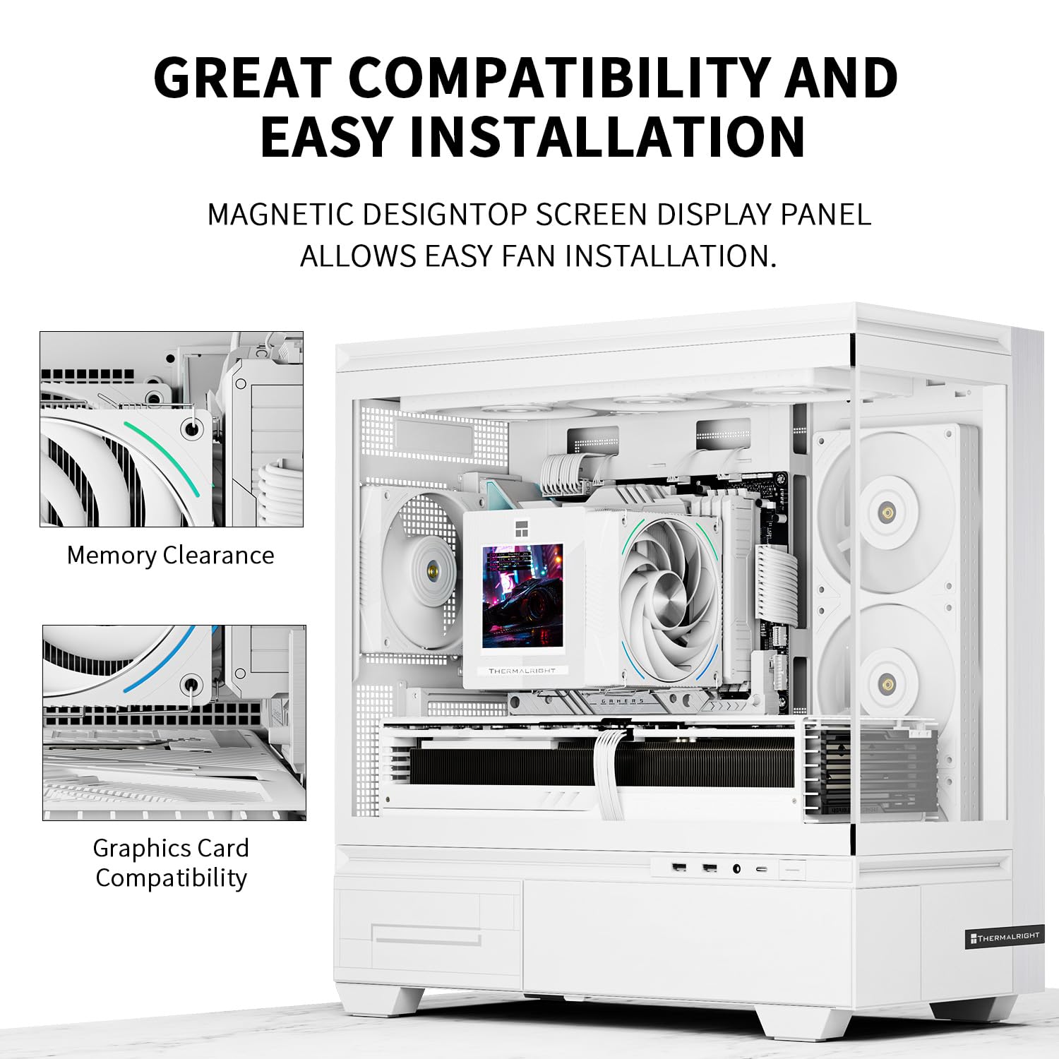 Amazon.co.jp: Thermalright Phantom Spirit 120 Vision Snow CPU エア