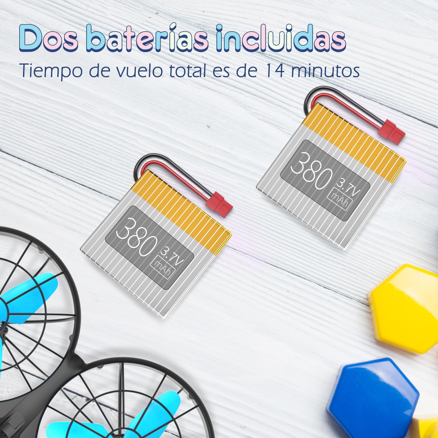 Loolinn | Dron para Niños de Regalo - Mini Drone Cuadricóptero RC con Tecnología Anti-Colisión Automática/Acrobacias de 360° / Seguro para los Niños/Fácil De Volar / C0 (Regalo de los Niños)