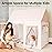 Tiny Land Kids Tent with Mat, Kids Play Tent for Toddlers, Playhouse for Kid Indoor, Ideal Toy Gift for 3+ Girls, Play Room Furniture