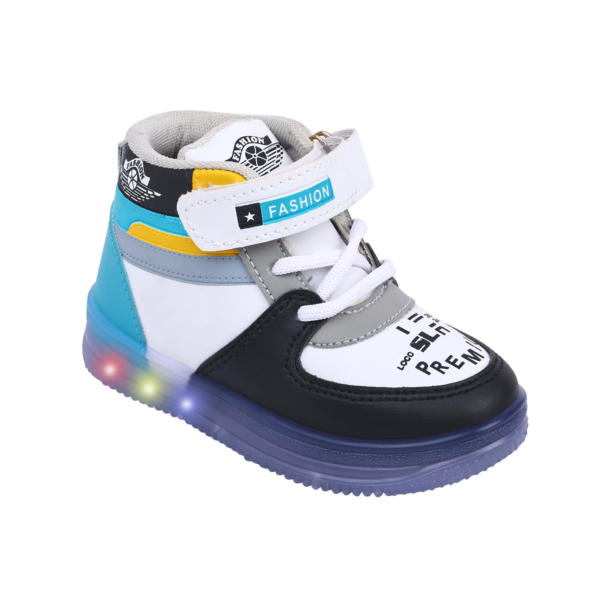 Prattle Foot Kids LED Light Up Shoes, Unisex Fashionable LED Sneakers, Shoes for Boys Girls, Casual Shoes for Kids, Outdoor/Sports/Running Shoes(GLOW2 T101-CGREEN-18-24 M) (B0CFXRFT7S) Amazon Price History, Amazon Price Tracker